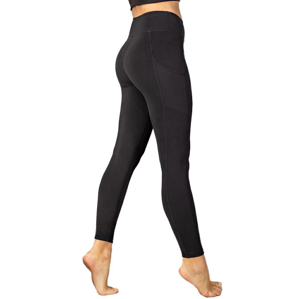 NWOT! InLuv Leggings With Pockets Black Size Small